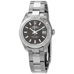 Rolex Lady Datejust Dark Grey Dial Automatic Ladies Oyster Watch 279174gyso