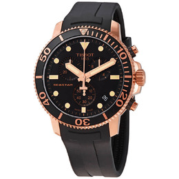 Tissot Seastar 1000 Chronograph Quartz Black Dial Mens Watch t1204173705100