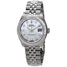Rolex Lady Datejust Automatic Mother of Pearl Diamond Dial Ladies Jubilee Watch 279174mdj