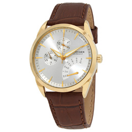 Rudiger Hamelin Silver Dial Mens Watch R320-02-001 Gold Stainless Steel Strap
