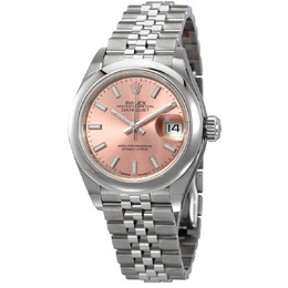 Rolex Lady Datejust Automatic Pink Dial Ladies Jubilee Watch 279160psj