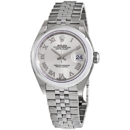 Rolex Lady Datejust Automatic Silver Dial Ladies Jubilee Watch 279160srj