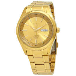 Seiko 5 Automatic Gold Dial Mens Watch snkn96j1