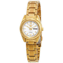 Seiko Series 5 Automatic White Dial Ladies Watch symk30