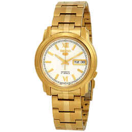 Seiko Series 5 Automatic White Dial Mens Watch snkk84