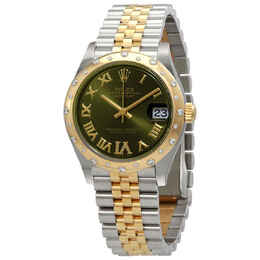 Rolex Datejust 31 Olive Green Dial Automatic Ladies Steel and 18kt Yellow Gold Jubilee Watch 278343gnrdj