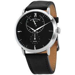 Stuhrling Original Symphony Quartz Black Dial Mens Watch M13663