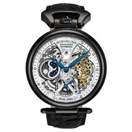 Stuhrling Original Legacy Diamond Silver-tone Dial Mens Watch