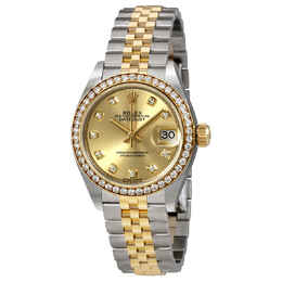 Rolex Lady Datejust Champagne Diamond Dial Automatic Watch 279383cdj