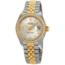 Rolex Lady Datejust Sundust Roman Diamond Dial Diamond Bezel Automatic Watch 279383sndrj