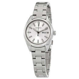 Seiko Neo Classic Quartz Silver Dial Ladies Watch sur349p1
