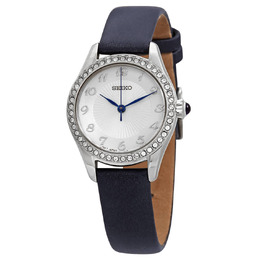 Seiko Core Quartz Crystal Silver Dial Ladies Watch sur385p2
