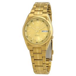Seiko 5 Automatic Gold Dial Mens Watch snk574j1