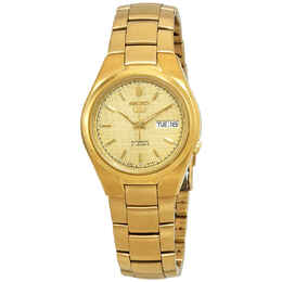 Seiko Series 5 Automatic Gold Dial Mens Watch snk610