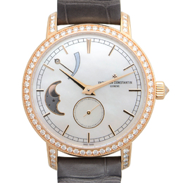 Vacheron Constantin Traditionnelle Moon Phase Mother of Pearl Dial Ladies Watch 83570/000r-9915