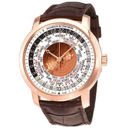 Vacheron Constantin Traditionnelle World Time 18kt Rose Gold Mens Watch 86060/000r-8985