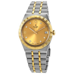 Tudor Royal Automatic Diamond Champagne Dial Watch m28403-0006