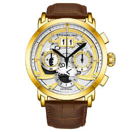 Stuhrling Original Monaco Quartz White Dial Mens Watch M13531