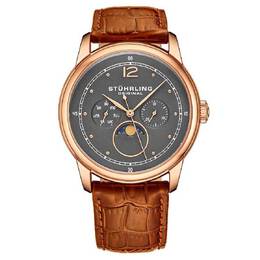 Stuhrling Original Mens Watch M15529 Gunmetal Dial