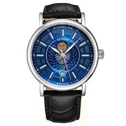Stuhrling Duet Men's Analog Watch with Day/Night Display, Model M15532 42mm