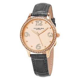 Stuhrling Original Vogue Rose Gold-tone Dial Ladies Watch M15313