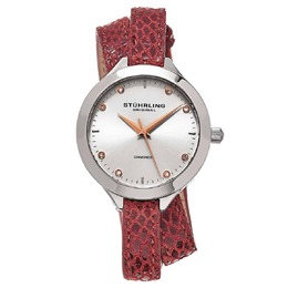 Stuhrling Original Vogue Silver-tone Dial Ladies Watch Model 15355