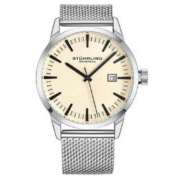Stuhrling Symphony Beige Dial Mens Watch m15300