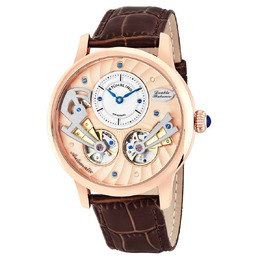 Stuhrling Original Legacy Rose Gold-tone Dial Mens Watch m15424
