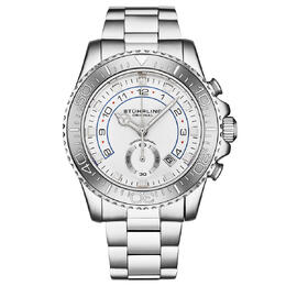 Stuhrling Original Aquadiver Quartz White Dial Mens Watch M16749