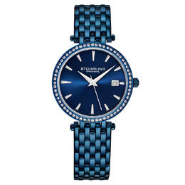 Stuhrling Original Symphony Quartz Blue Dial Ladies Watch M16756