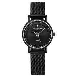 Stuhrling Symphony Quartz Diamond Black Dial Ladies Watch m16767