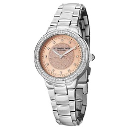 Stuhrling Original Symphony Pink Dial Ladies Watch M15479