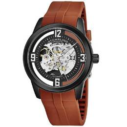 Stuhrling Original M15489 Legacy Silver-tone Dial Mens Automatic Watch
