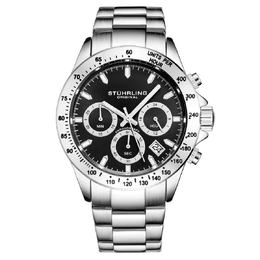 Stuhrling Monaco Black Dial Mens Watch m15961
