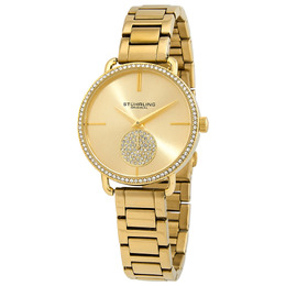 Stuhrling Vogue Gold Dial Ladies Watch m15630