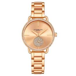Stuhrling Original Astraea Vogue Rose Gold-tone Dial Ladies Watch M15631