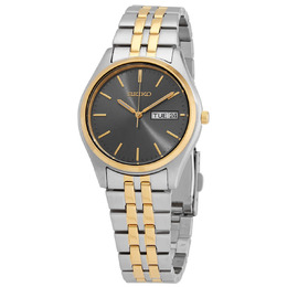 Seiko Essentials Quartz Gray Dial Mens Watch sur432
