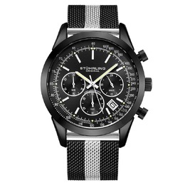 Stuhrling Original Monaco Mens Watch Black Dial M15857