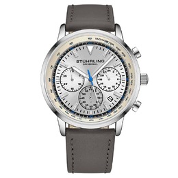 Stuhrling Original Monaco Silver Dial Mens Watch m15888