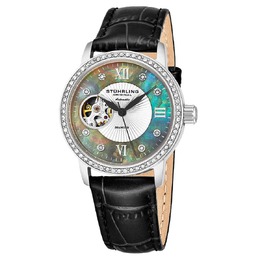 Stuhrling Original Ladies Vogue Black Dial Watch M15413