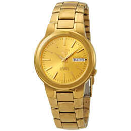 Seiko Series 5 Automatic Gold Dial Mens Watch snka10