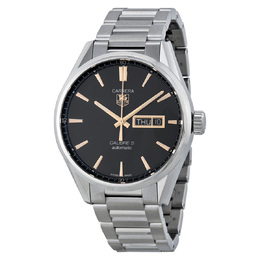 Pre-owned Tag Heuer Carrera Calibre 5 Black Dial Mens Watch WAR201CBA0723 war201c.ba0723