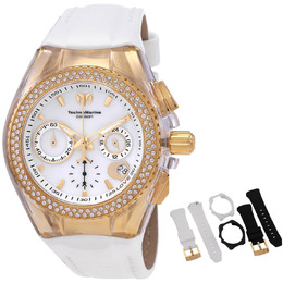 Technomarine tm-117046 - Ladies Cruise Chronograph Quartz White Dial Watch