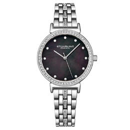 Stuhrling Original Symphony Ladies Quartz Watch Black Dial m16876