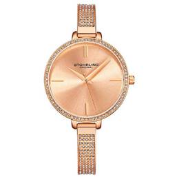 Stuhrling Original Vogue Ladies Rose Gold-tone Dial Watch M15754