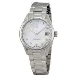 Tag Heuer Carrera White Dial Ladies Watch war1314.ba0778