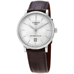 Tissot Carson Premium Automatic Silver Dial Mens Watch t1224071603100