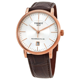 Tissot Carson Premium Powermatic 80 Automatic White Dial Mens Watch t122.407.36.031.00