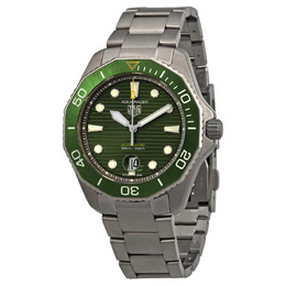 Tag Heuer Aquaracer Automatic Green Dial Mens Watch wbp208b.bf0631