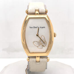 Pre-owned Van Cleef & Arpels Lady Butterfly Quartz Ladies Watch hh13180